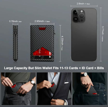 Valtro™ Pop-Up RFID Wallet (Carbon Black)