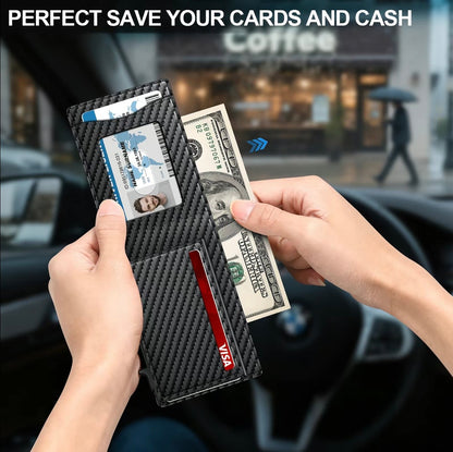 Valtro™ Pop-Up RFID Wallet (Carbon Black)
