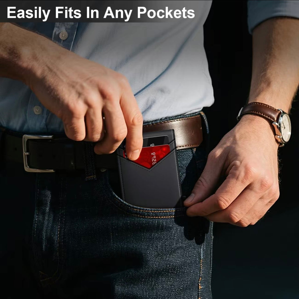 Valtro™ Pop-Up RFID Wallet (Black)