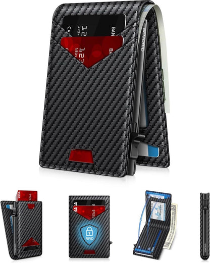 Valtro™ Pop-Up RFID Wallet (Carbon Black)