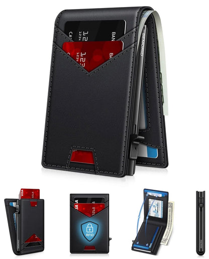 Valtro™ Pop-Up RFID Wallet (Black)
